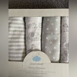 Baby flannel blankets NEW - gender neutral